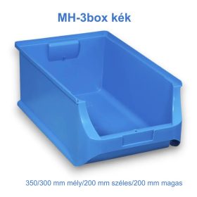   MH 3 BOX kék csavartartó műanyag tárolódoboz. (350mm mélység /200 mm szélesség/200 mm magassággal)